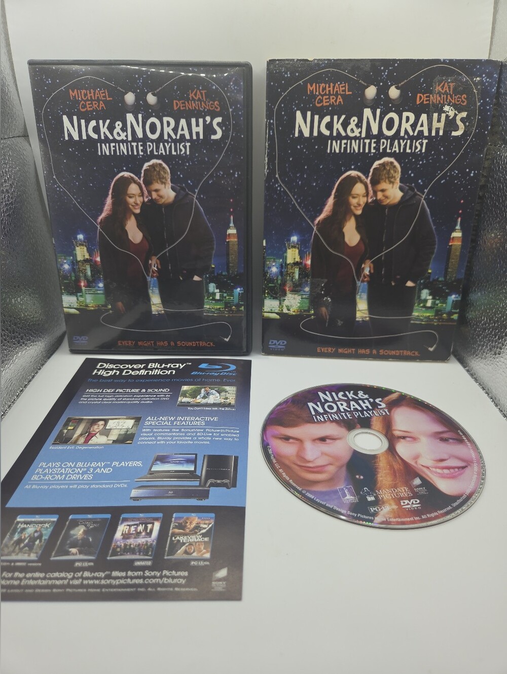Nick & Norahs Infinite Playlist (DVD, 2009, Columbia Pictures)